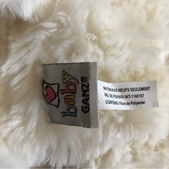 Baby Ganz Flat-A-Pat White Lamb Sheep Baby Security Blanket Lovey 16" BG3181 - Picture 3 of 6